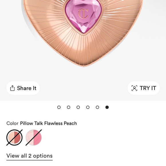 Charlotte Tilbury Pillow Talk Beauty Soulmates Brighten & Blush Powder Palette - Picture 6 of 6